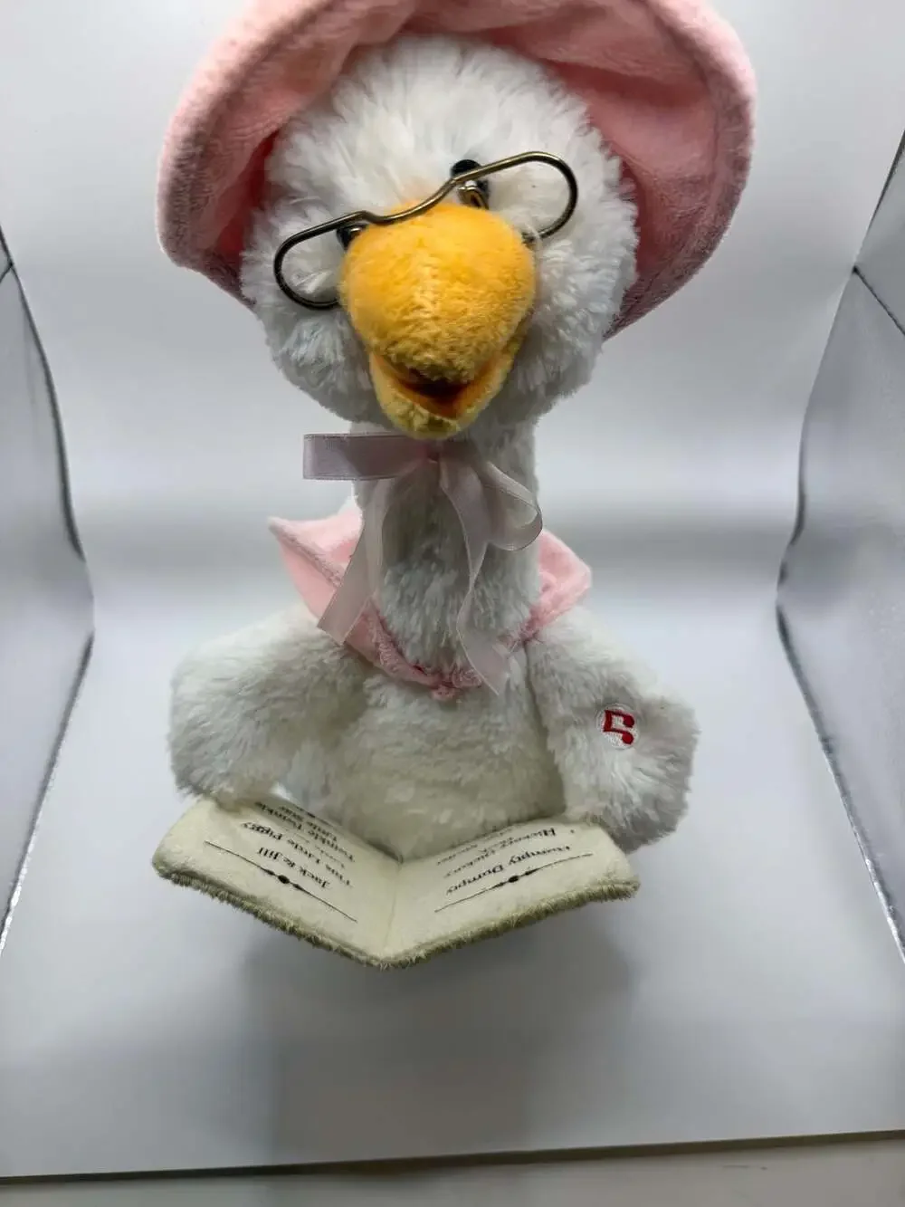 Cuddle Barn Mother Goose Animated Talking and Singing Nursery Rhyme Plush with P